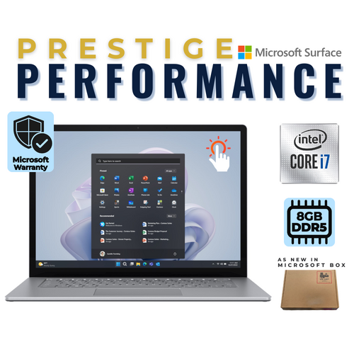 Microsoft Surface Laptop 5 (1979) 15" i7-1255U 10-Cores 256GB 8GB RAM - WTY 2028 - Original Box!