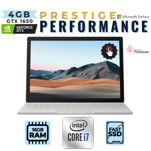 Microsoft Surface Book 3 13" 2-in-1 Laptop i7-1065G7 256GB 16GB RAM 4GB GTX 1650 Windows 11