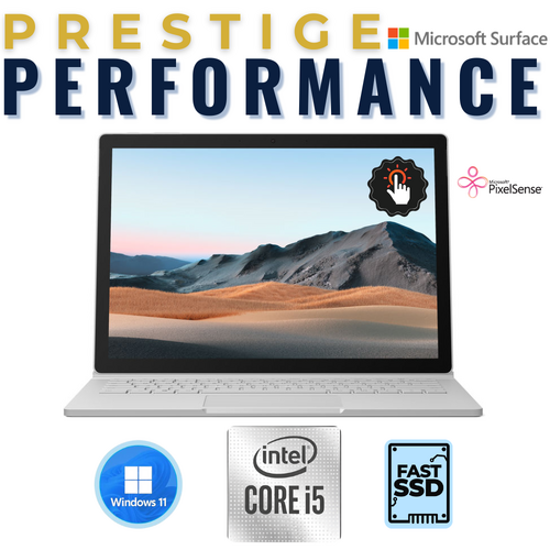 Microsoft Surface Book 3 13" 2-in-1 Laptop i5-1035G7 3.7GHz 256GB SSD 8GB RAM - Windows 11