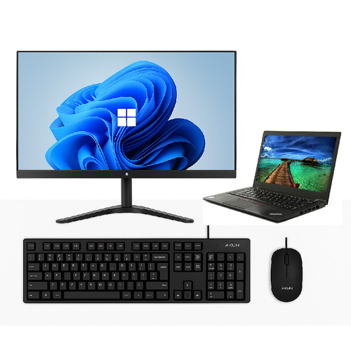 Lenovo ThinkPad T460s 14" Bundle Laptop i5-6300U 2.4GHz 8GB RAM 256GB + 24" Slim Monitor