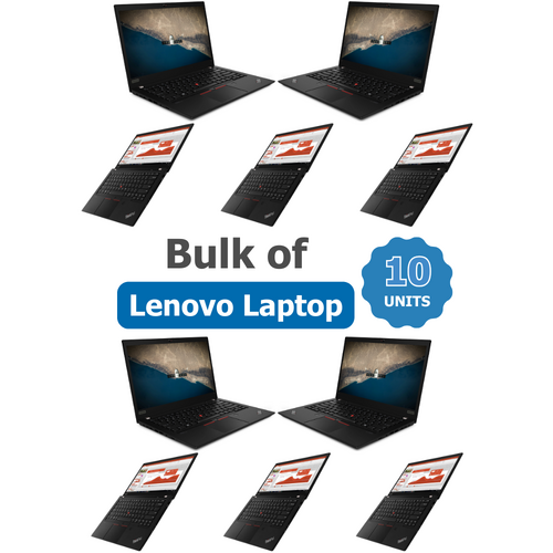 Bulk of 10x Lenovo ThinkPad T14 Gen 1 14" Laptop i5-10210U 4.2GHz 256GB 16GB RAM Windows 11