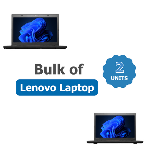 Bulk of 2x Lenovo ThinkPad T460 14" HD Laptop i5-6300U 2.4GHz 8GB RAM 128GB SSD