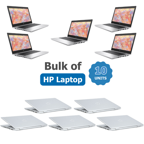 Bulk of 10x HP ProBook 640 G5 14" Laptop i5-8365U 4.1GHz 256GB 8GB RAM Windows 11
