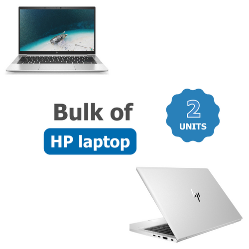 Bulk of 2x HP EliteBook 830 G7 13" FHD Laptop i5-10310U 4.4Ghz 512GB 16GB RAM Windows 11