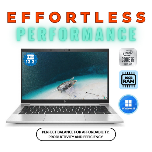 HP EliteBook 830 G7 13" FHD Laptop i5-10310U 4.4Ghz 512GB 16GB RAM Windows 11
