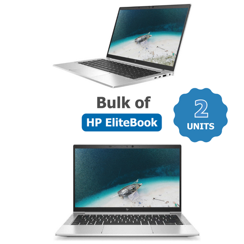 Bulk of 2x HP EliteBook 830 G7 13.3" Laptop i5-10310U 256GB 16GB RAM Windows 11