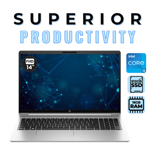 HP ProBook 440 G10 14" FHD Laptop i5-1335U 10-Cores 512GB 16GB RAM Windows 11