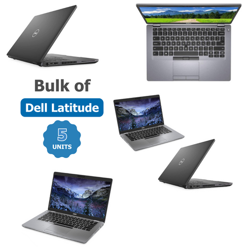 Bulk of 5x Dell Latitude 5410 14" FHD Laptop i5-10310U 4.4Ghz 256GB 16GB RAM