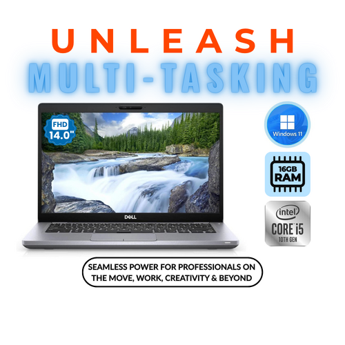 Dell Latitude 5410 14" FHD Laptop i5-10310U 4.4Ghz 256GB 16GB RAM Window 11