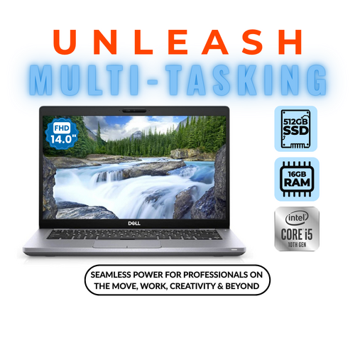 Dell Latitude 5410 14" FHD Laptop i5-10310U 4.4Ghz 512GB 16GB RAM Windows 11
