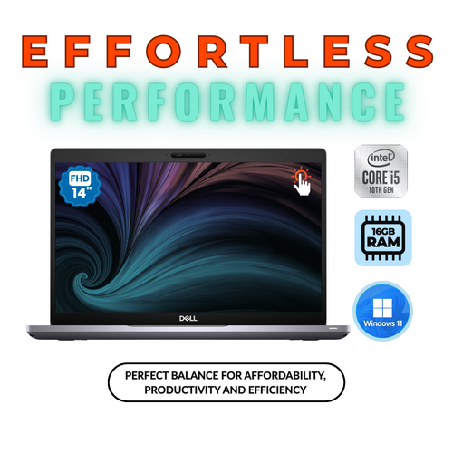Dell Latitude 5410 14" FHD Touch Laptop i5-10310U 4.4Ghz 256GB 16GB RAM Window 11