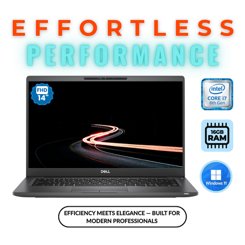 Dell Latitude 7400 14" Touch Laptop i7-8665U 4.8GHz 512GB 16GB RAM Windows 11