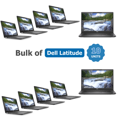 Bulk of 10x Dell Latitude 5300 13.3" 2-in-1 Laptop i5-8265U 3.9GHz 256GB 16GB RAM