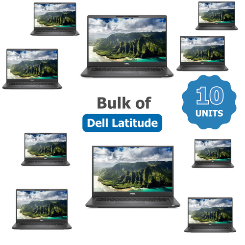 Bulk of 10x Dell Latitude 5300 13.3" Laptop i5-8365U 4.1GHz 256GB 8GB RAM Windows 11