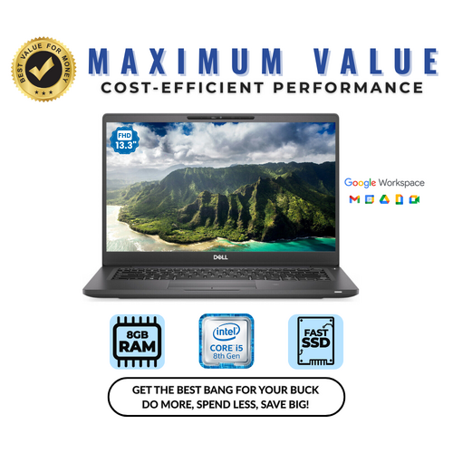 Dell Latitude 5300 13.3" FHD Laptop i5-8365U 4.1GHz 256GB SSD 8GB RAM Windows 11