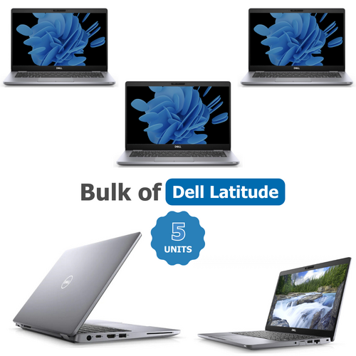 Bulk of 5x Dell 5310 13" FHD Touch Laptop i7-10610U 4.9GHz 256GB 16GB RAM 4G LTE Windows 11
