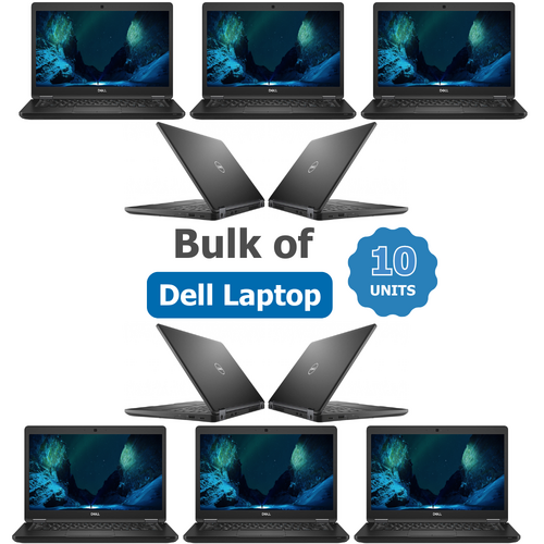 Bulk of 10x Dell Latitude 5490 14" FHD Laptop i5-8250U 3.4GHz 256GB SSD 16GB RAM Windows 11