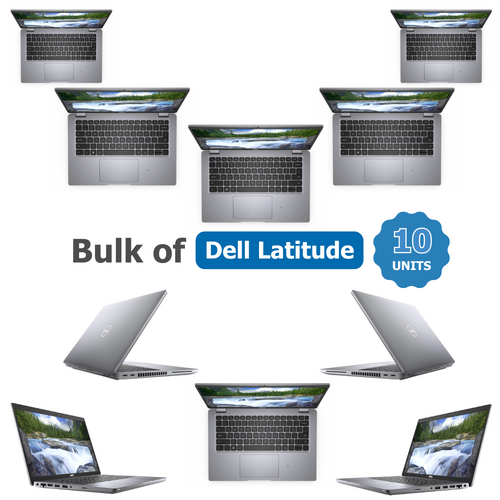 Bulk of 10x Dell Latitude 5420 14" Touch Laptop i7-1185G7 4.8GHz 256GB 16GB RAM Windows 11