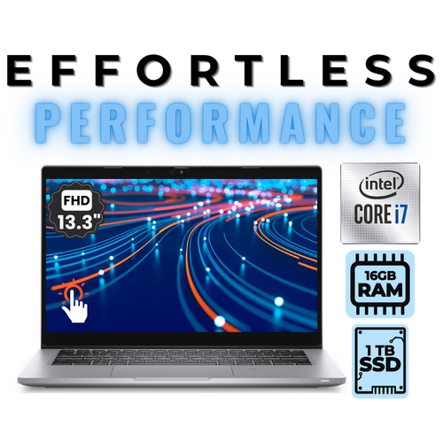 Dell Latitude 5320 13" FHD Touchscreen Laptop i7-1185G7 4.8GHz 1TB SSD 16GB RAM Windows 11