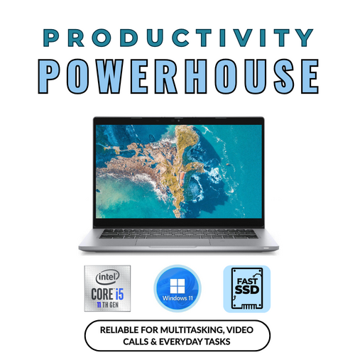 Dell Latitude 5320 13" FHD Laptop i5-1135G7 2.4GHz 256GB SSD 8GB RAM Windows 11