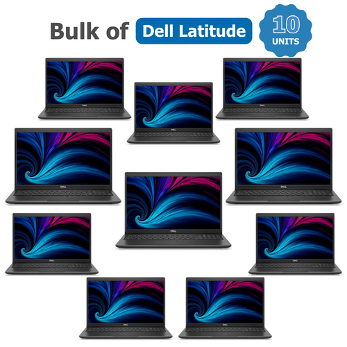 Bulk of 10x Dell Latitude 3520 FHD 15" Laptop i7-1165G7 4.7GHz 256GB SSD 32GB RAM Windows 11