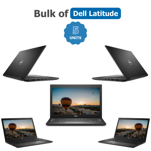 Bulk of 5x Dell Latitude 7280 12" FHD Touch Laptop i7-7600U 3.9GHz 256GB 16GB RAM Windows 11