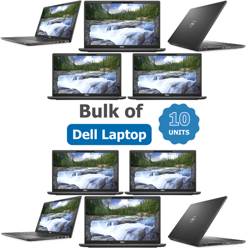 Bulk of 10x Dell Latitude 7320 13" Laptop i5-1145G7 4.4GHz 256GB 16GB RAM 4G LTE Windows 11