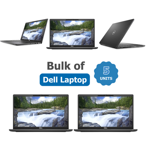Bulk of 5x Dell Latitude 7320 13" Laptop i5-1145G7 4.4GHz 256GB 16GB RAM 4G LTE Windows 11