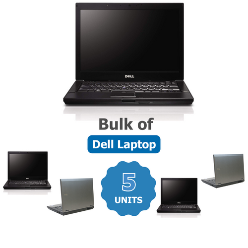 Bulk of 5x Dell Latitude E6410 Laptop i5-540M 2.9Ghz 4GB RAM 320GB HDD - NO OS!