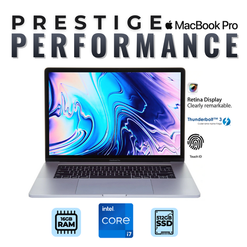 Apple MacBook Pro 15" A1990 i7-8850H 2.6GHz 16GB RAM 512GB Touch Bar (Mid-2018) macOS Sequoia