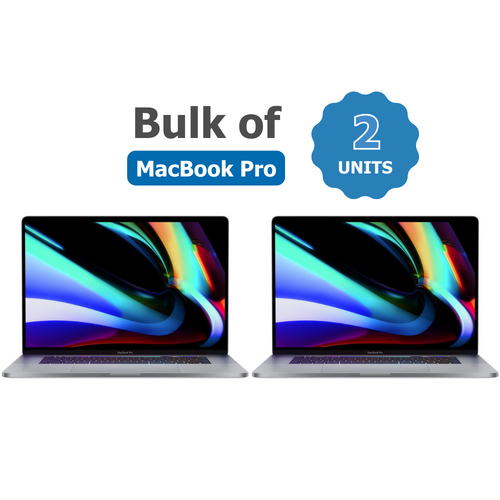 Bulk of 2x Apple MacBook Pro 16" A2141 (2019) i7-9750H 6-Core 2.6GHz 16GB RAM 512GB 