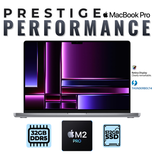 Apple MacBook Pro 16" A2780 (2023) M2 Pro 12-Cores 512GB 32GB RAM macOS Sonoma