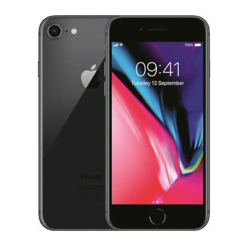 Apple iPhone 8 - 64GB - Space Grey (Unlocked) A1863 (CDMA + GSM) Smartphone