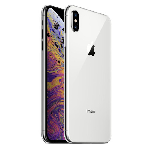 Apple iPhone XS Max - 64 GB - Silver (Unlocked) A2101 (GSM) Smartphone