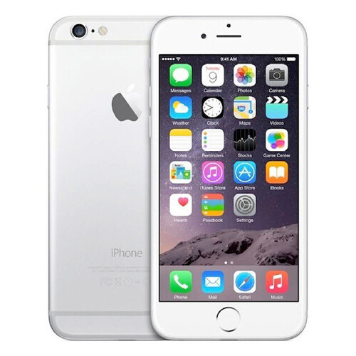 Apple iPhone 6 - 64GB - Silver (Unlocked) A1586 (CDMA + GSM) Smartphone