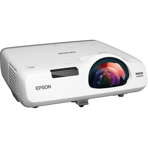 Epson EB-535W Short Throw Projector, WXGA (1280 x 800), 3400 Lumens, 1:1.35 Zoom