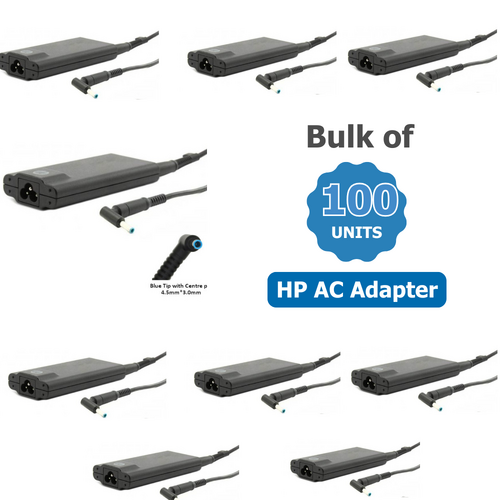 Bulk Buy - 100x HP Slim Travel Adapter 65W, L13558-003, 19.5V Charger for HP Notebook