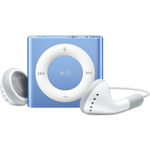 Apple iPod Shuffle 4th Gen Blue 2GB - Collectors Item - Like NEW, Never Used
