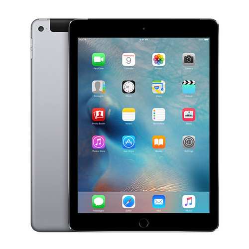 Apple iPad Air 2 128GB, Wi-Fi + Cellular (Unlocked), 9.7in - Space Grey (AU