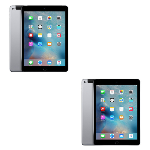 Bulk Buy - 2x Apple iPad 6th Gen. 128GB, Wi-Fi + Cellular A1954 (Unlocked), 9.7in - Space Grey Tablet
