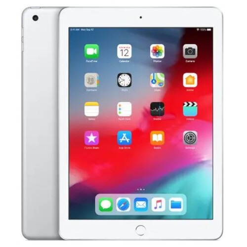 Apple iPad 6th Gen. 128GB, Wi-Fi + Cellular A1954(Unlocked), 9.7in - Silver Tablet