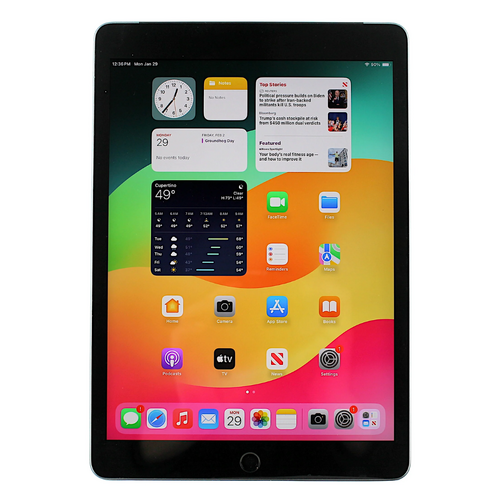 Apple iPad 9th Gen (A2604) 10.2" 256GB, Wi-Fi + Cellular - Space Grey Tablet