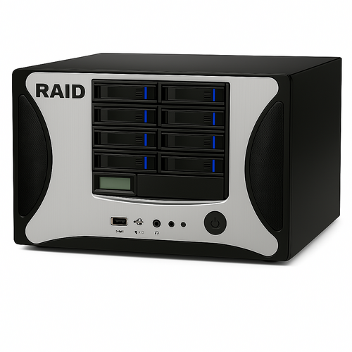 Custom RAID Storage Tower i7-3770 3.4GHz 32GB RAM 500GB SSD + 6.5 TB HDD Windows 10