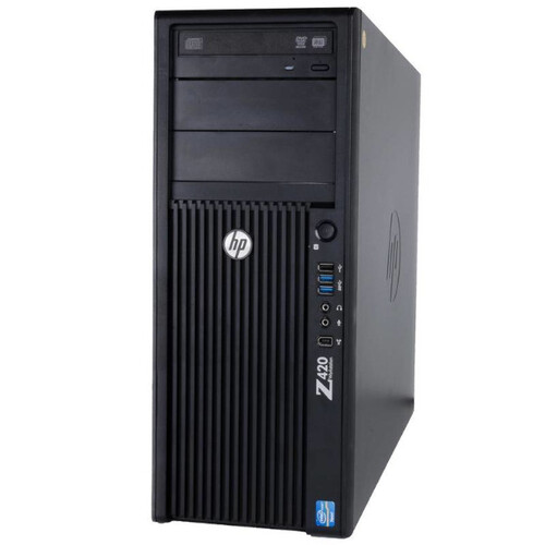 HP Z420 Workstation Xeon E5-1620 3.6GHz 16GB Ram 240GB SSD AMD W2100 | 1YR WTY