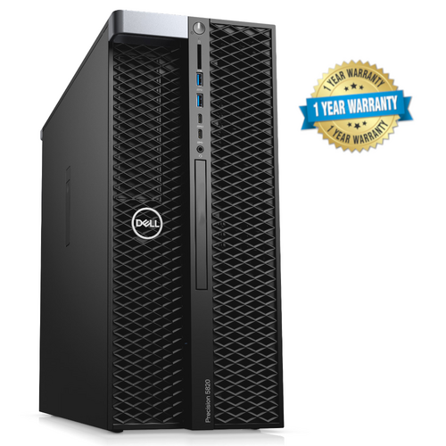 Dell Precision Tower 5820 Workstation Xeon W-2133 6-core 3.6GHz 32GB 1TB NVMe 8GB Quadro P4000