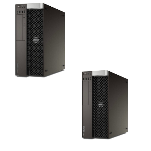 Bulk of 2x Dell Precision Tower 5810 Workstation Xeon E5-1603 2.8GHz 16GB 128GB SSD + Quadro K620 - NO WINDOWS