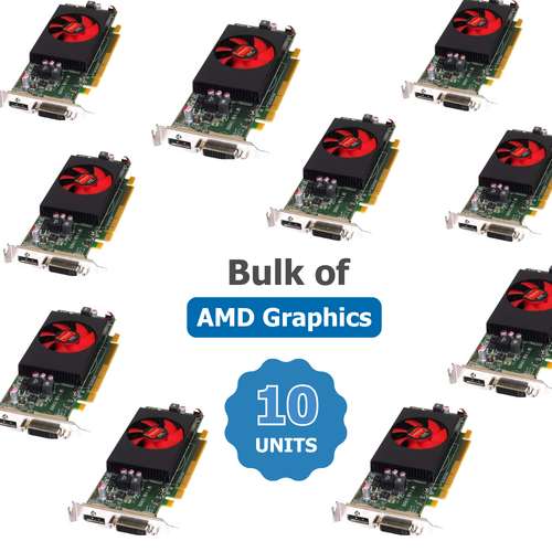 Bulk of 10x AMD Radeon R5 340X OEM 2GB PN: 109-C87051 Low Profile Graphics Card